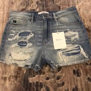KanCan distressed shorts